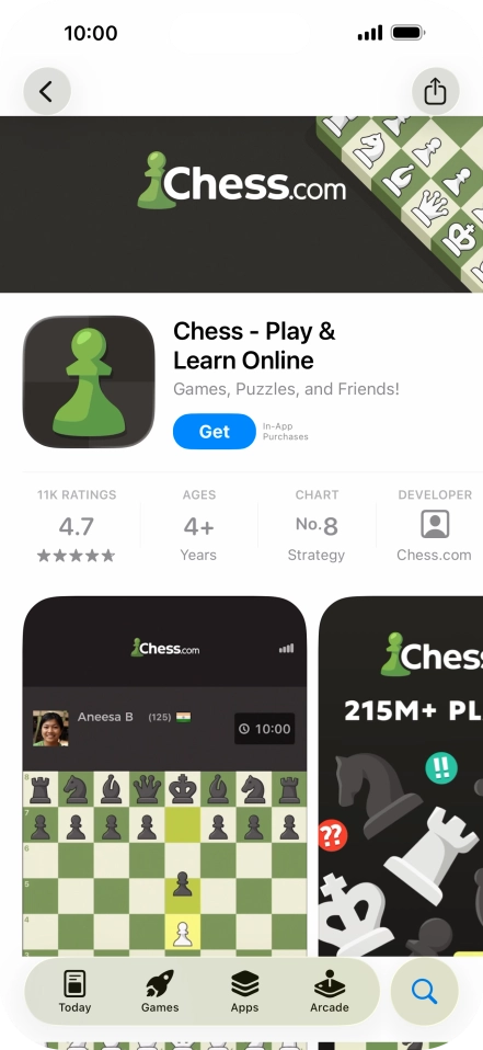 Press Get and follow the instructions on the screen to install the app. Press Get and follow the instructions on the screen to install the app.