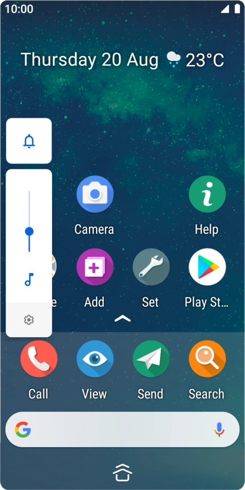 Press the sound mode icon the necessary number of times to turn silent mode on or off. Press the sound mode icon the necessary number of times to turn silent mode on or off.