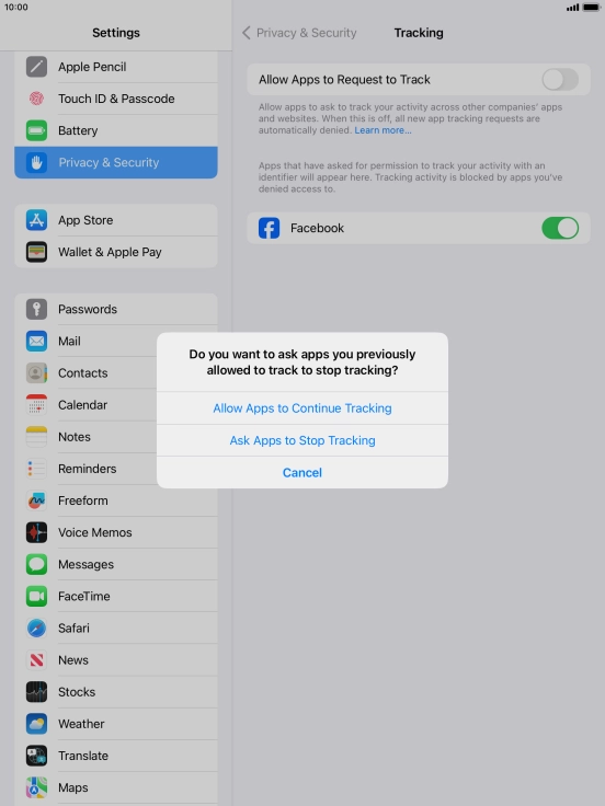 If you turn off the function, press the required setting. If you turn off the function, press the required setting.