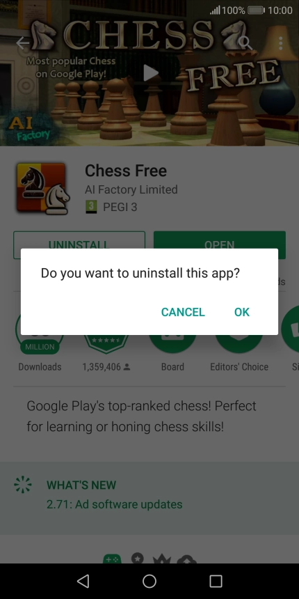Press OK. Press OK.