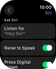 Press Listen for. Press Listen for.