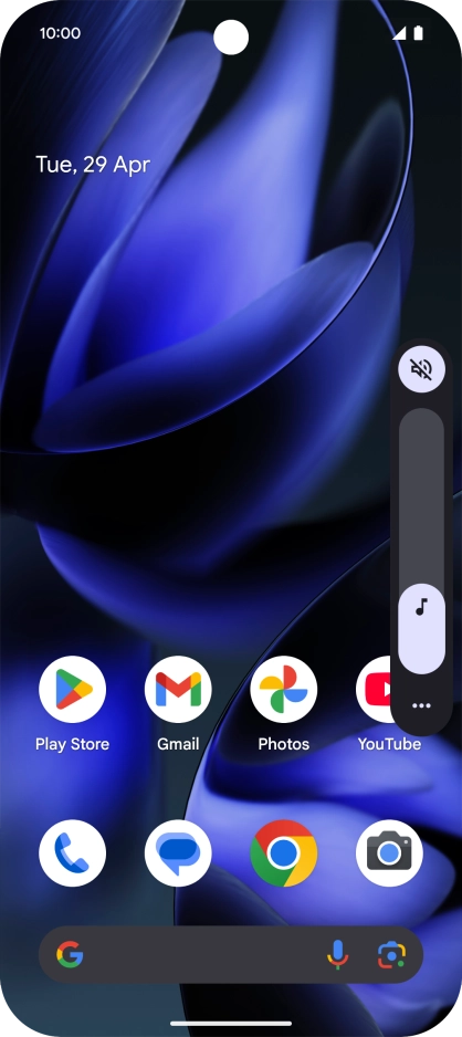 Press the sound mode icon. Press the sound mode icon.