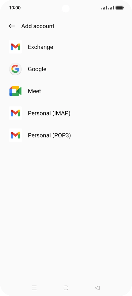 Press Google. Press Google.