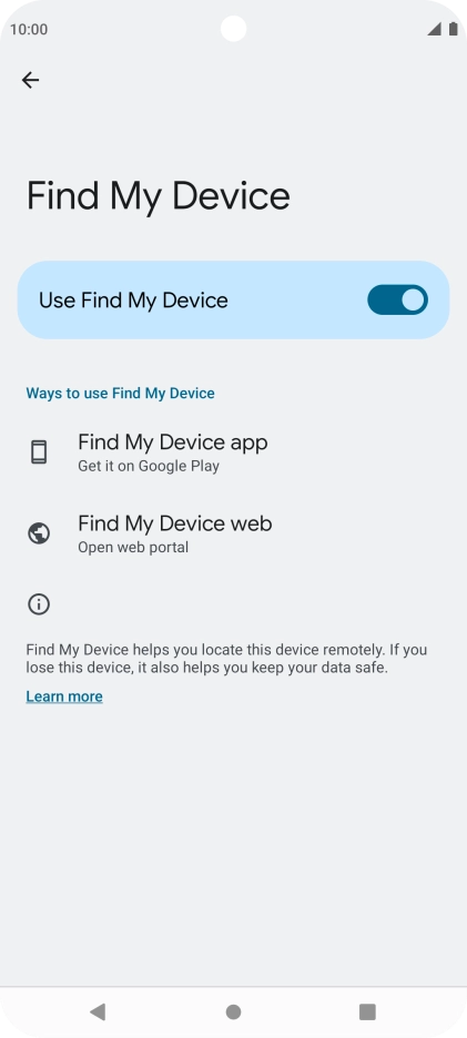 Press the Home key to return to the home screen. Press the Home key to return to the home screen.