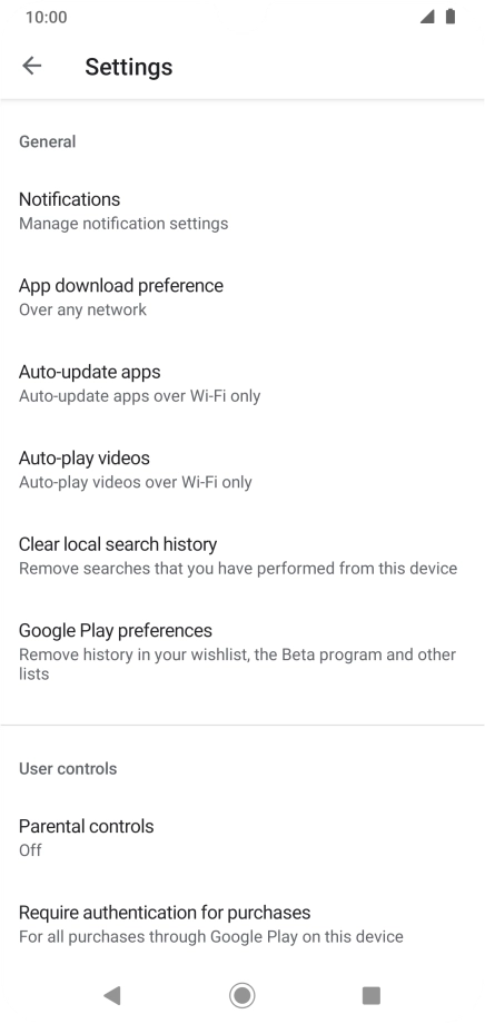 Press Auto-update apps. Press Auto-update apps.