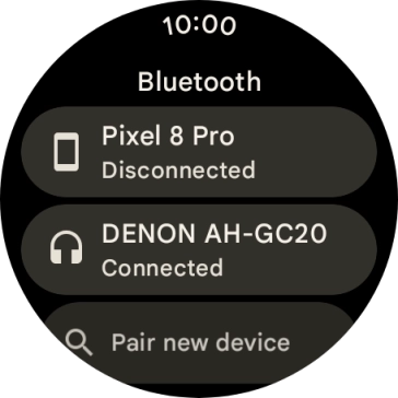 Press the crown to return to the home screen. Press the crown to return to the home screen.