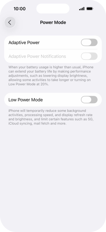 Press the indicator next to Press the indicator next to