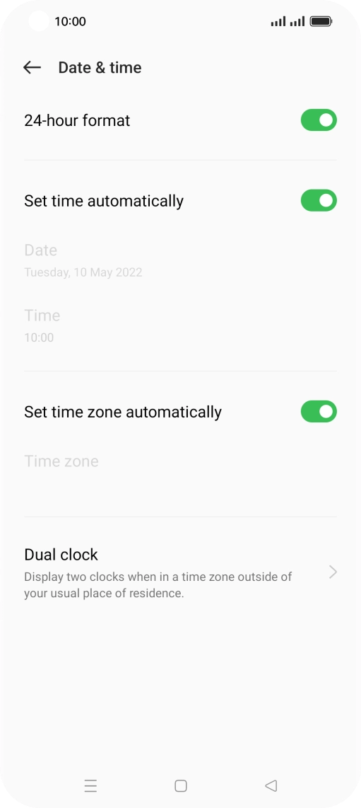 Press the Home key to return to the home screen. Press the Home key to return to the home screen.