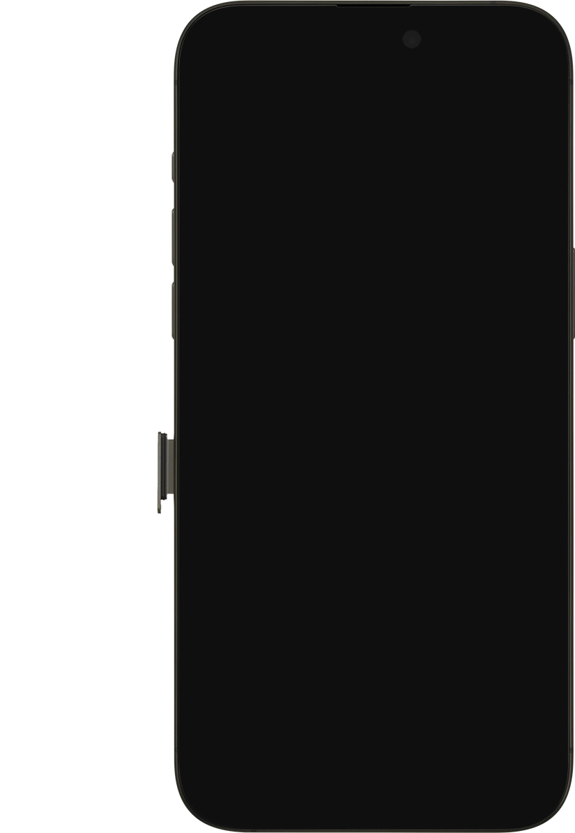 Remove the SIM holder from your phone. Remove the SIM holder from your phone.