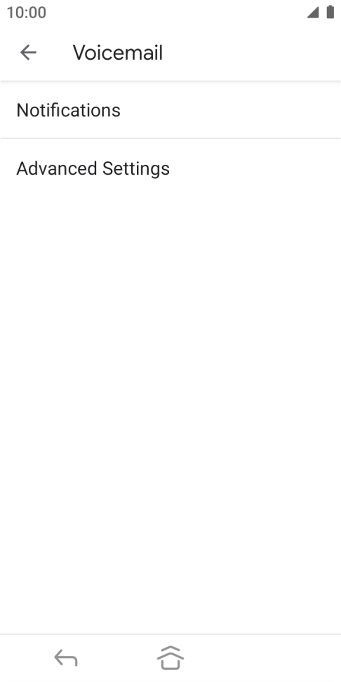 Press Advanced Settings. Press Advanced Settings.