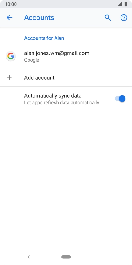 Press the Home key to return to the home screen. Press the Home key to return to the home screen.