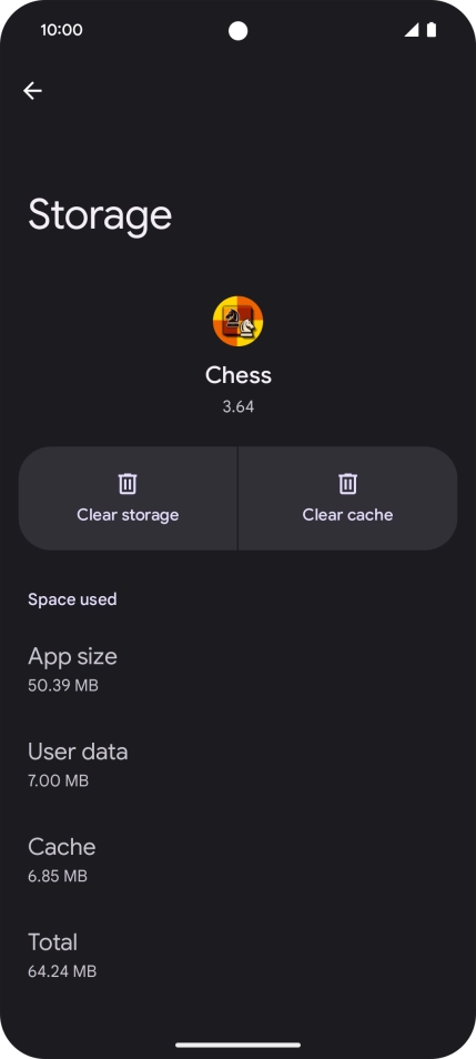 Press Clear cache. Press Clear cache.