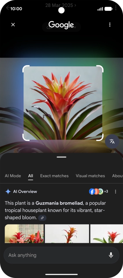 Follow the instructions on the screen to use the search results. Follow the instructions on the screen to use the search results.