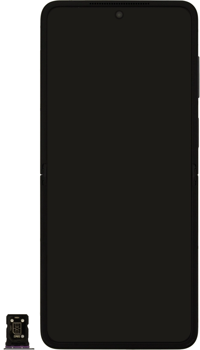 Turn your SIM as illustrated next to the second SIM holder and place it in the SIM holder. Turn your SIM as illustrated next to the second SIM holder and place it in the SIM holder.