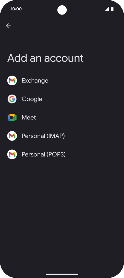Press Google. Press Google.