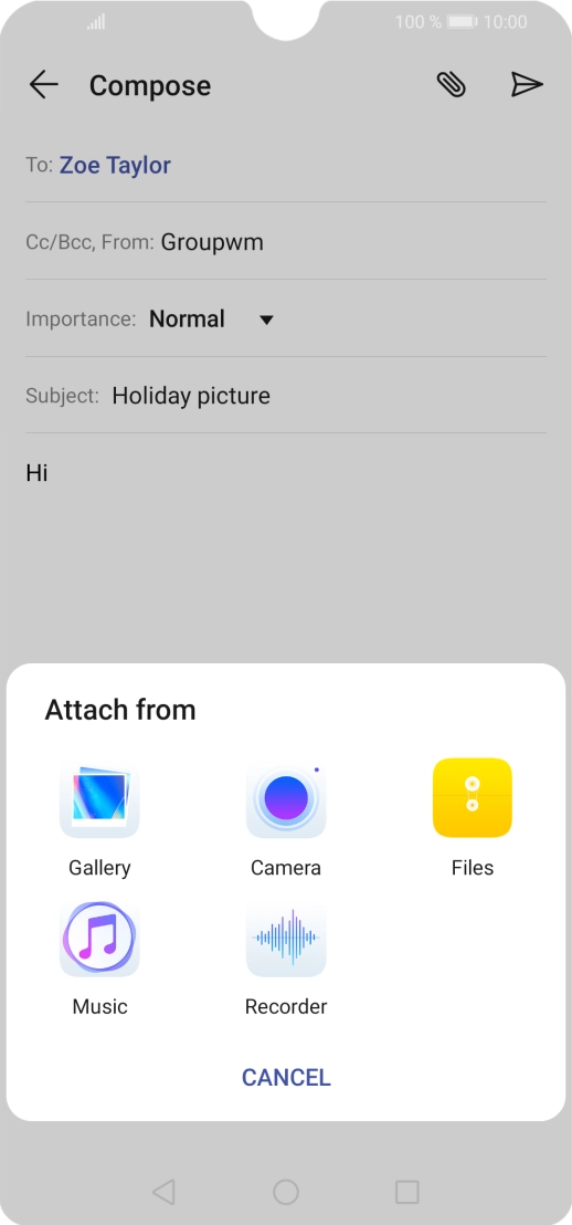 Press Files and go to the required folder. Press Files and go to the required folder.
