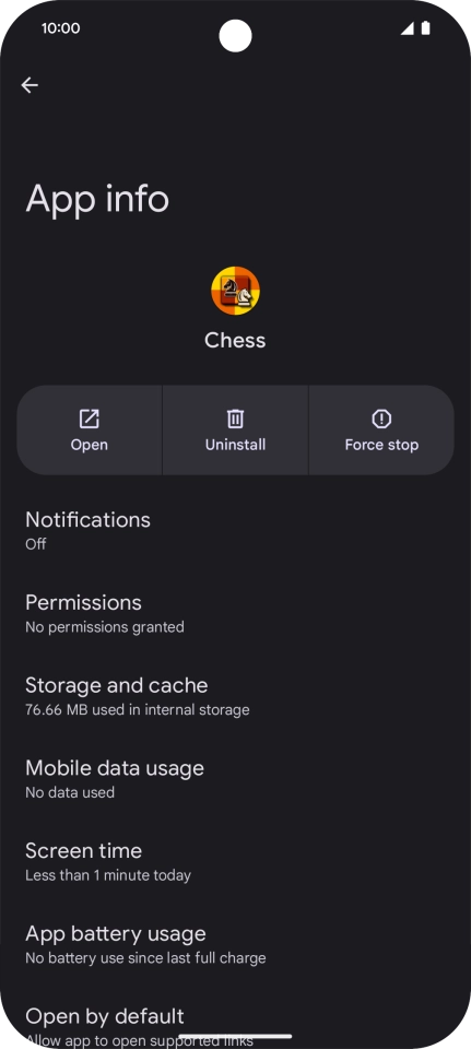 Press Storage and cache. Press Storage and cache.