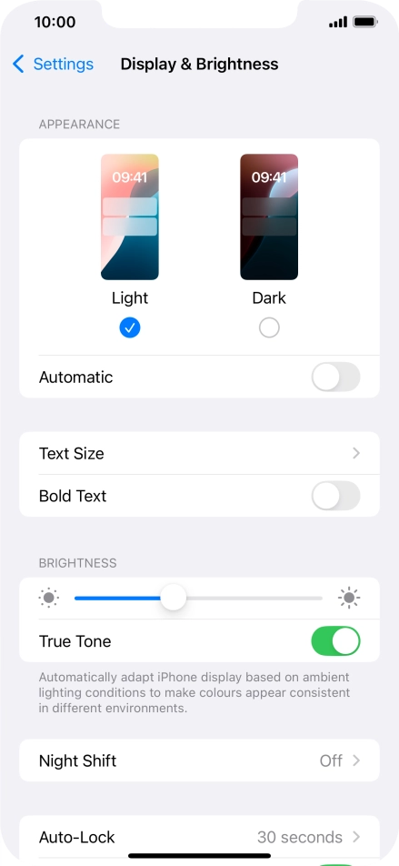 Press Dark. Press Dark.