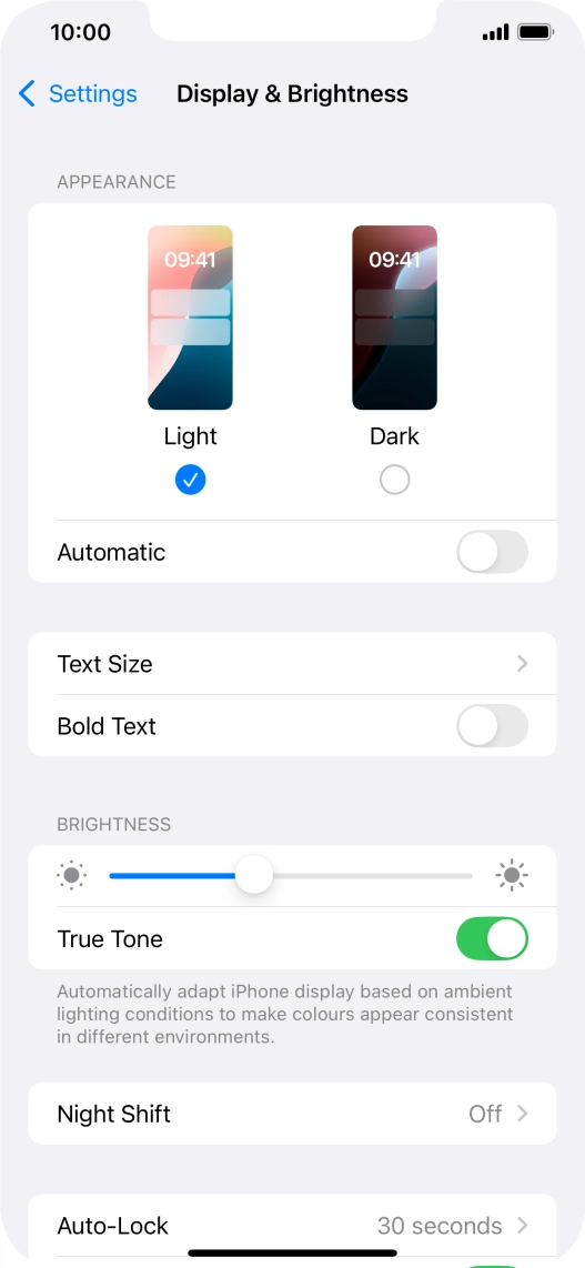 Press Dark. Press Dark.