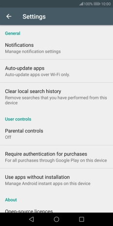 Press Auto-update apps. Press Auto-update apps.
