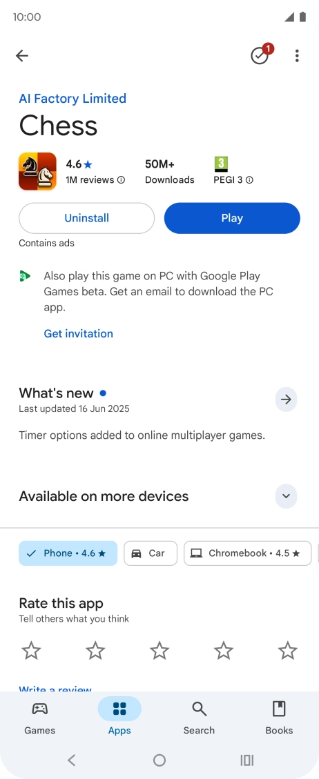 Press Uninstall. Press Uninstall.