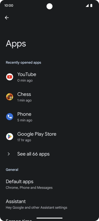 Press See all apps. Press See all apps.