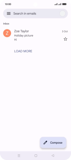 Press the profile icon. Press the profile icon.