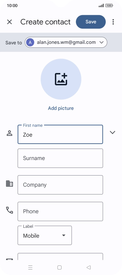 Press Surname and key in the required last name. Press Surname and key in the required last name.