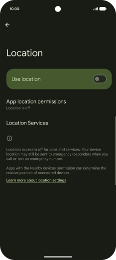 Press the indicator next to Press the indicator next to
