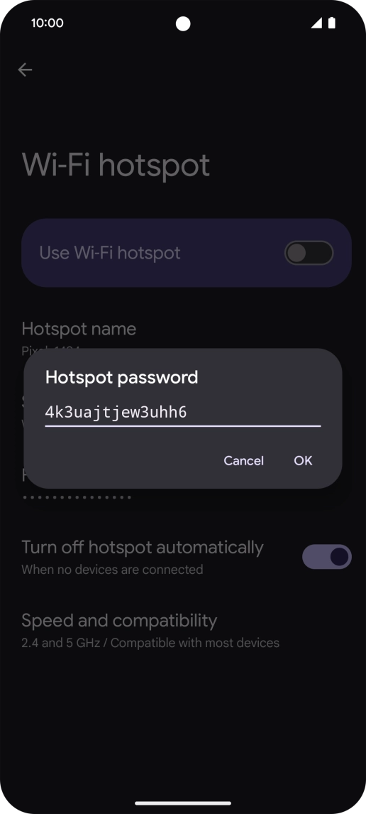 Press OK. Press OK.