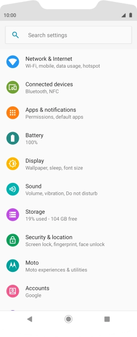 Press Apps & notifications. Press Apps & notifications.