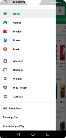 Press Settings. Press Settings.