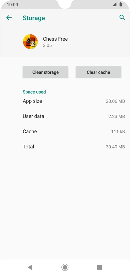 Press Clear cache. Press Clear cache.