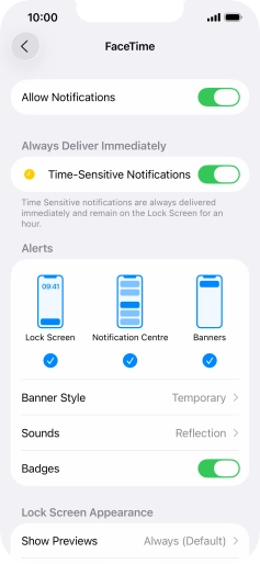 Press the indicator next to Press the indicator next to