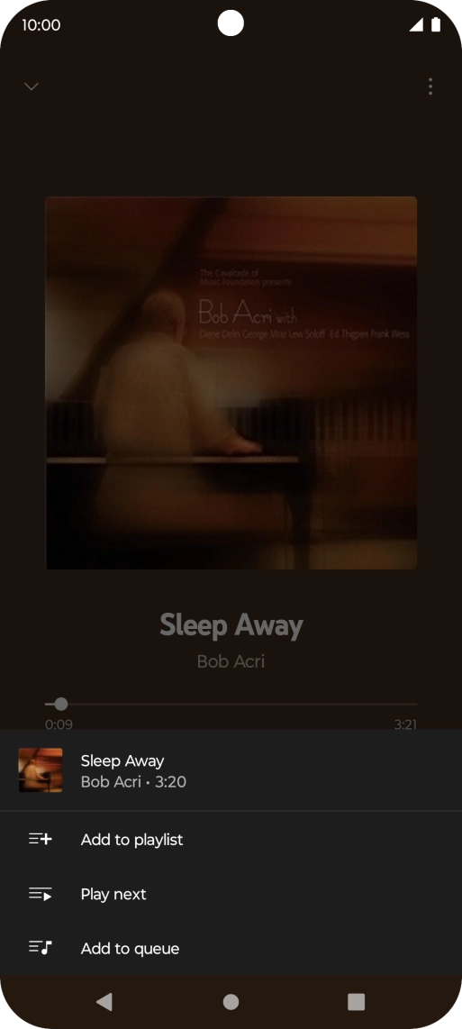 Press Add to playlist. Press Add to playlist.