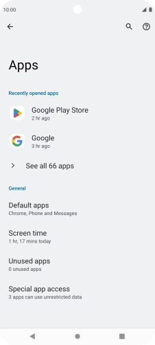 Press See all apps. Press See all apps.