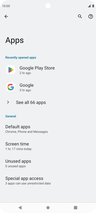 Press See all apps. Press See all apps.