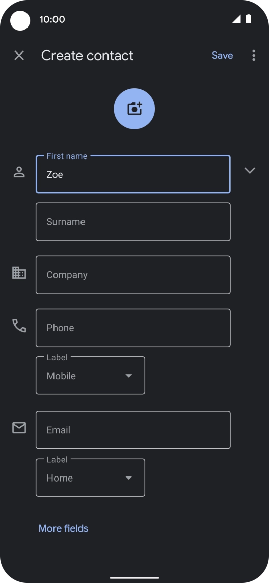Press Surname and key in the required last name. Press Surname and key in the required last name.