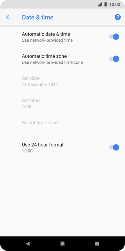 Press the Home key to return to the home screen. Press the Home key to return to the home screen.