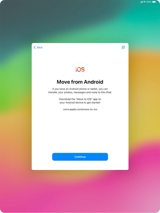 To transfer content to your tablet, you need to install the app To transfer content to your tablet, you need to install the app