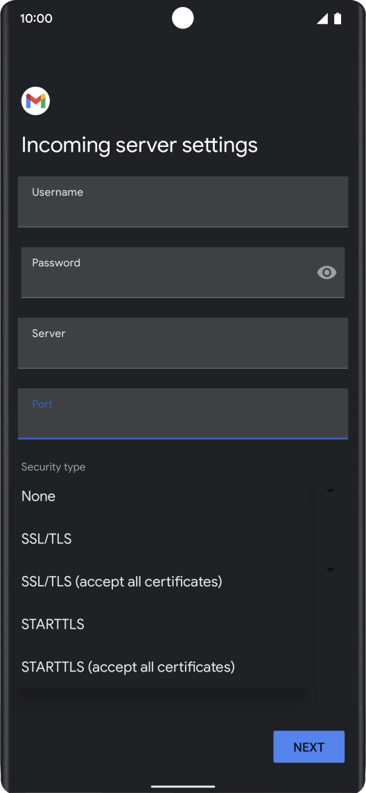 Press None. Press None.