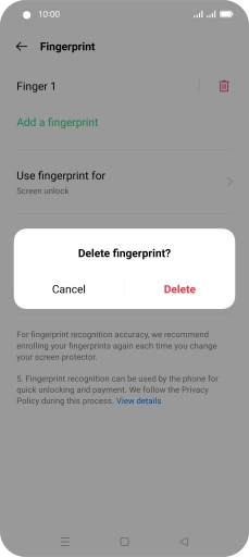 Press Delete. Press Delete.