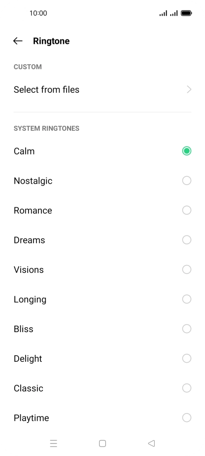 Press Select from files. Press Select from files.