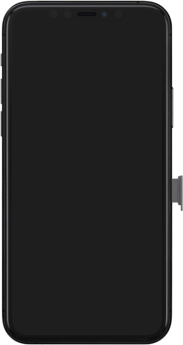Remove the SIM holder from your phone. Remove the SIM holder from your phone.