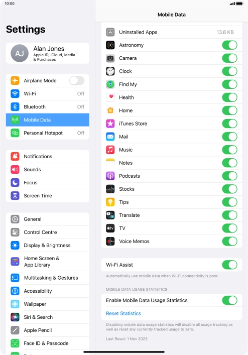Press the indicator next to Press the indicator next to