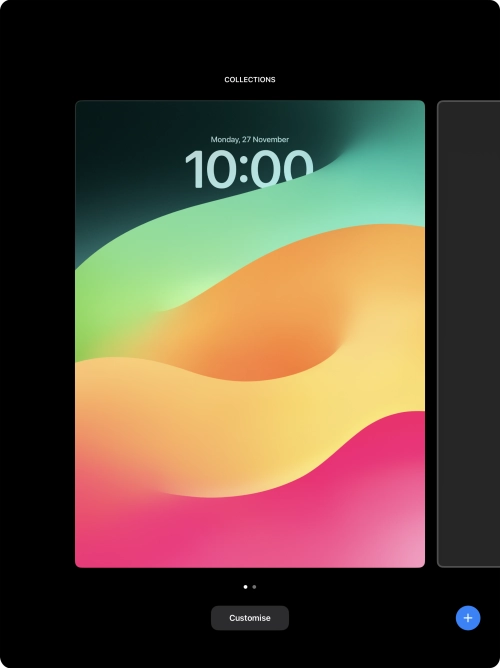 Press the add icon. Press the add icon.