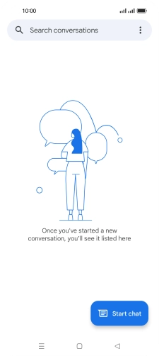 Press Start chat. Press Start chat.