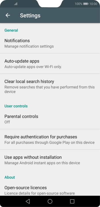 Press Auto-update apps. Press Auto-update apps.