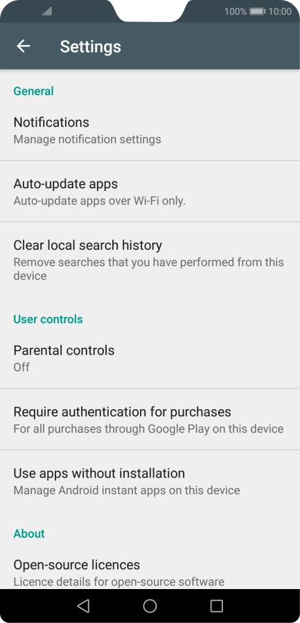 Press Auto-update apps. Press Auto-update apps.