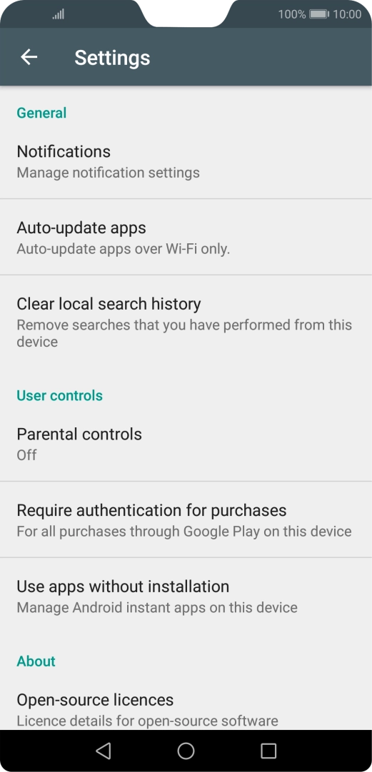 Press Auto-update apps. Press Auto-update apps.